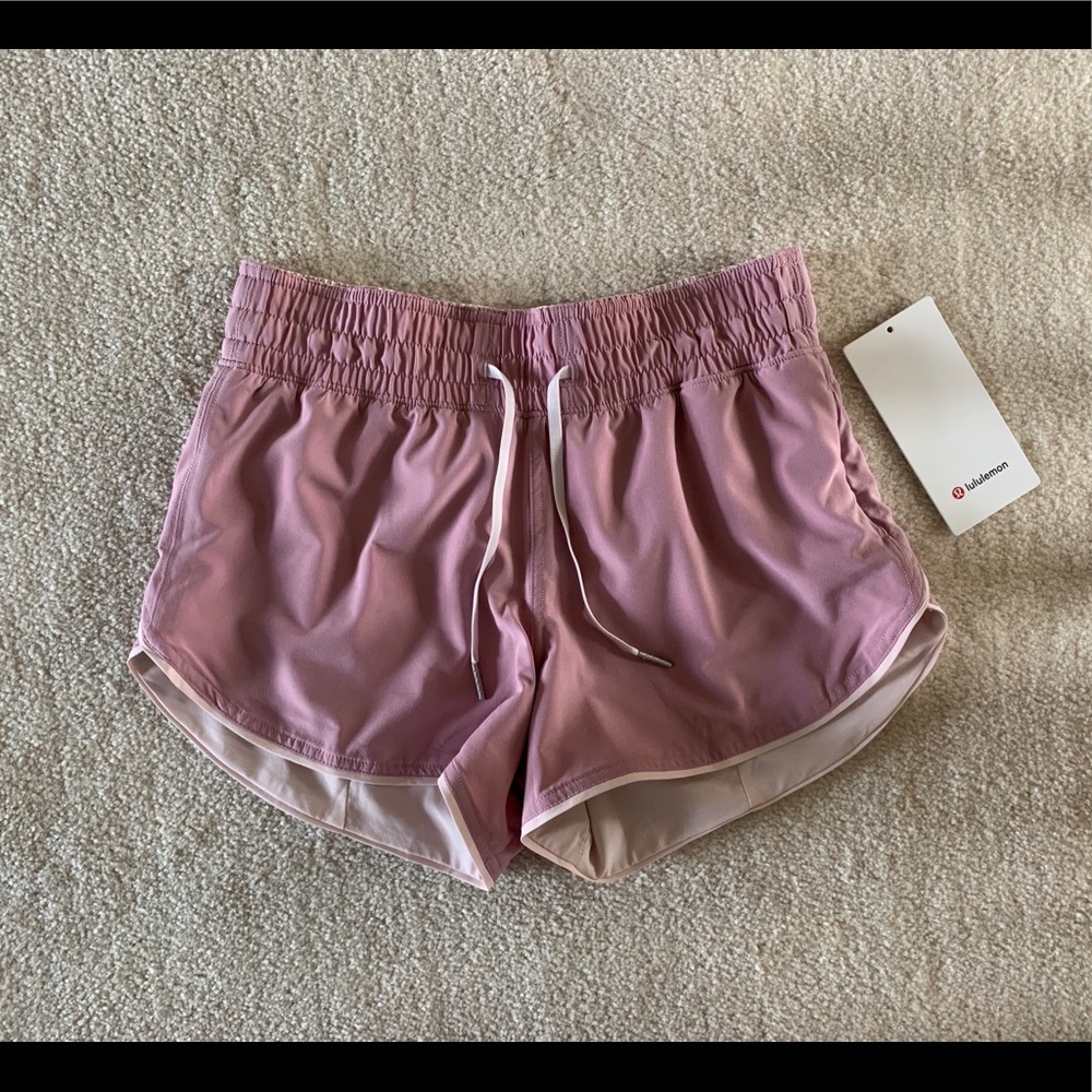 🔴NWOT lululemon Choose A Side shorts Pink Taupe